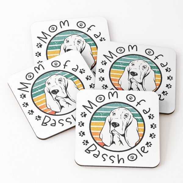 Item preview, Mom of a Basshole Basset Hound Lover designed and sold by TKsTees.