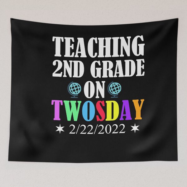 Item preview, Teaching 2nd Grade On Twosday Funny 2/22 designed and sold by Club7Studios.