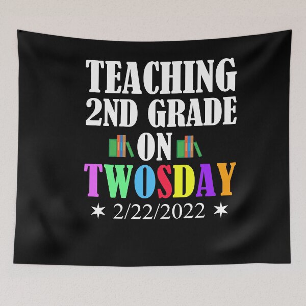 Item preview, Teaching 2nd Grade On Twosday Funny 2/22 designed and sold by Club7Studios.