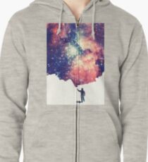 Painting the universe (Colorful Negative Space Art) Kapuzenjacke