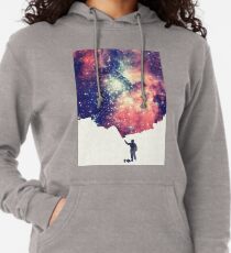 Painting the universe (Colorful Negative Space Art) Lightweight Hoodie