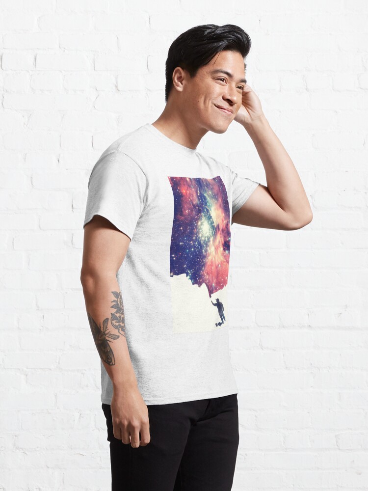 Alternate view of Painting the universe (Colorful Negative Space Art) Classic T-Shirt