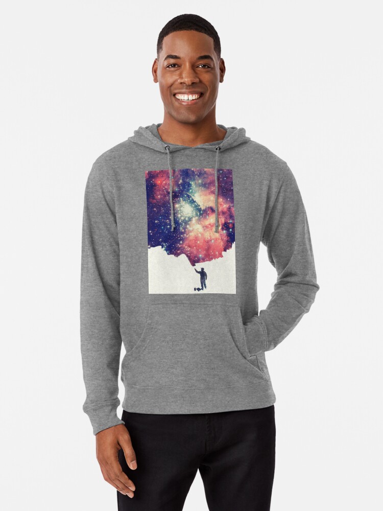 Painting the universe (Colorful Negative Space Art) Lightweight Hoodie for  Sale by badbugs