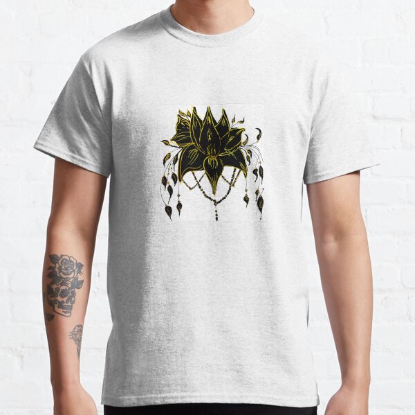 Black Lotus Flower Series Classic T-Shirt