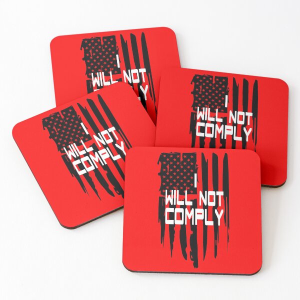 Item preview, I Will Not Comply  designed and sold by SouthernDesigns.