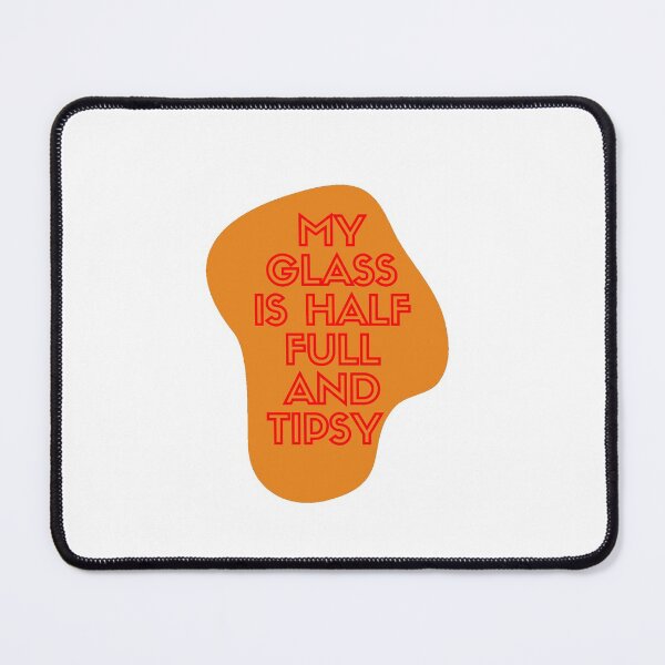 Item preview, Tipsy Glass Half Full  designed and sold by DivineTiffany.