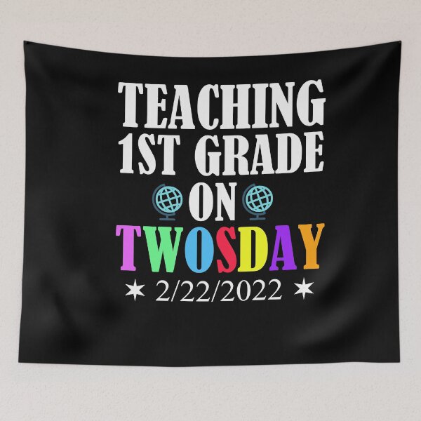 Item preview, Teaching 1st Grade On Twosday Funny 2/22 designed and sold by Club7Studios.