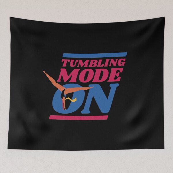 Item preview, Tumbling Mode On Girl Love Gymnastics Tee design designed and sold by Merchking1.