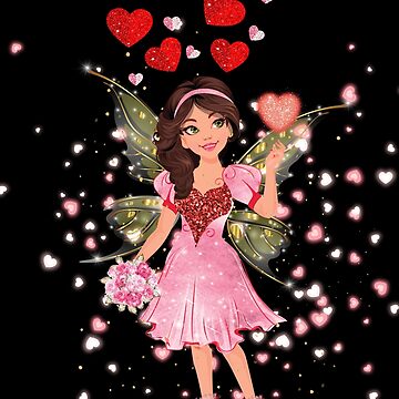 Artwork thumbnail, Gigi The Sweet Valentine Heart Fairy ™ by TeelieTurner
