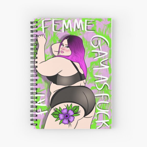Item preview, fat, femme, gay as fuck <3 designed and sold by pinkvelv3t.