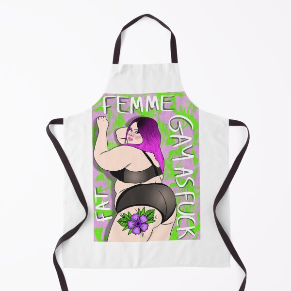 Item preview, fat, femme, gay as fuck <3 designed and sold by pinkvelv3t.