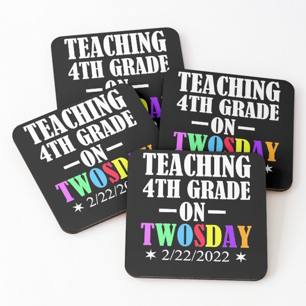 Item preview, Teaching 4th Grade On Twosday Funny 2/22 designed and sold by Club7Studios.