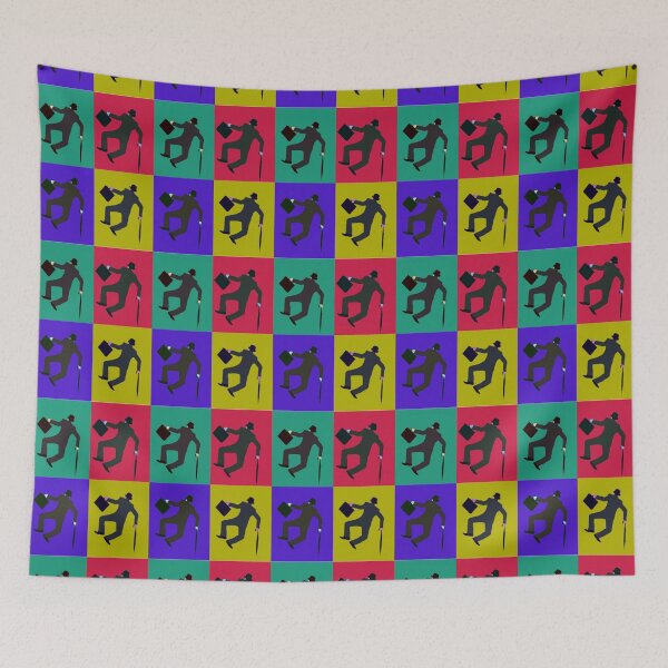 Item preview, RETRO HAPPY BUSINESS MEN DANCING AND JUMPING WITH JOY  designed and sold by MrCreativeArts.