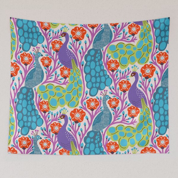 Aperçu de l'œuvre Paon coloré créée et vendue par SweetThreads79.