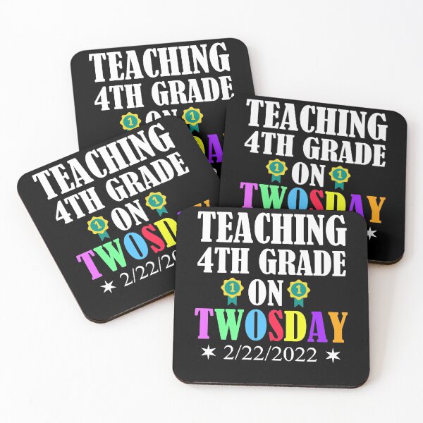 Item preview, Teaching 4th Grade On Twosday Funny 2/22 designed and sold by Club7Studios.