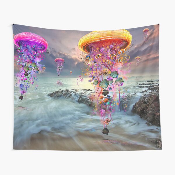 Jellyfish tapestry best sale