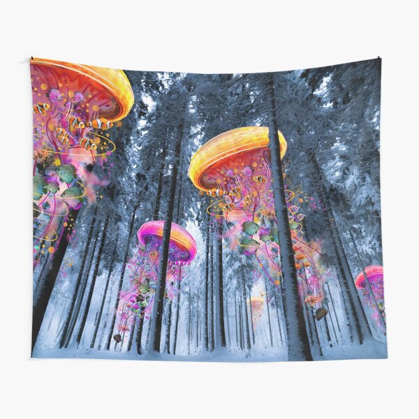 Electric best sale forest tapestry