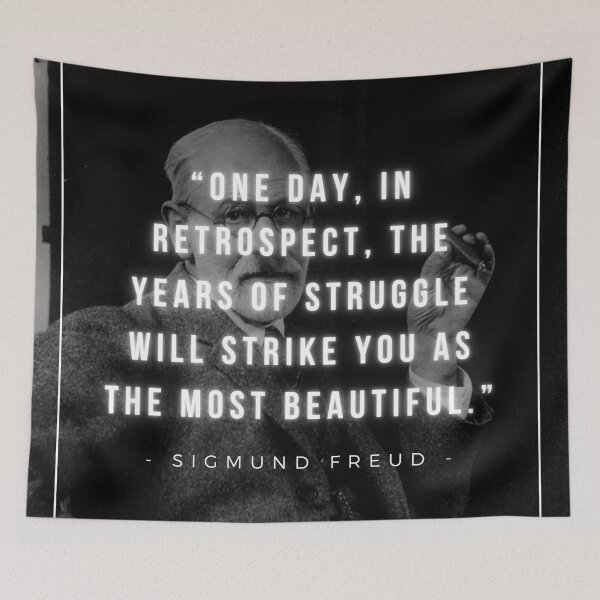 Item preview, The years of struggle will strike you as the most beautiful | Sigmund Freud | Psychology | Motivation designed and sold by iwaya-bazaar.