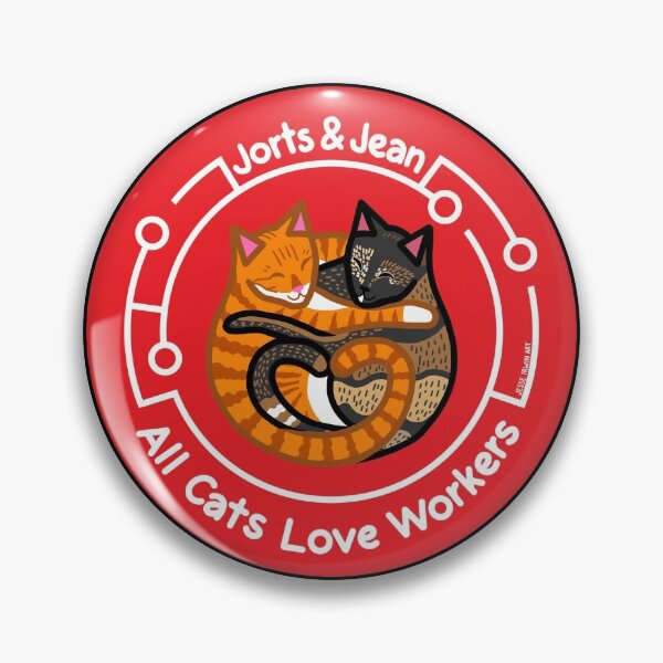 Item preview, Alphabet Workers Union with Jorts and Jean  designed and sold by JesseIrwinArt.