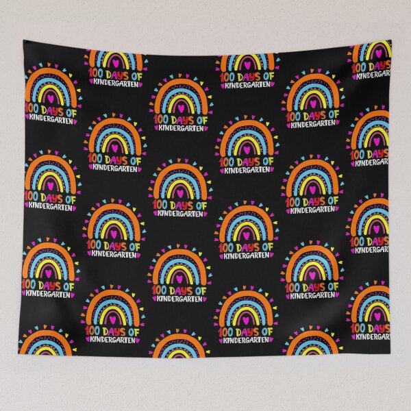 Item preview, 100 days of kindergarten rainbow designed and sold by SweetThreads79.