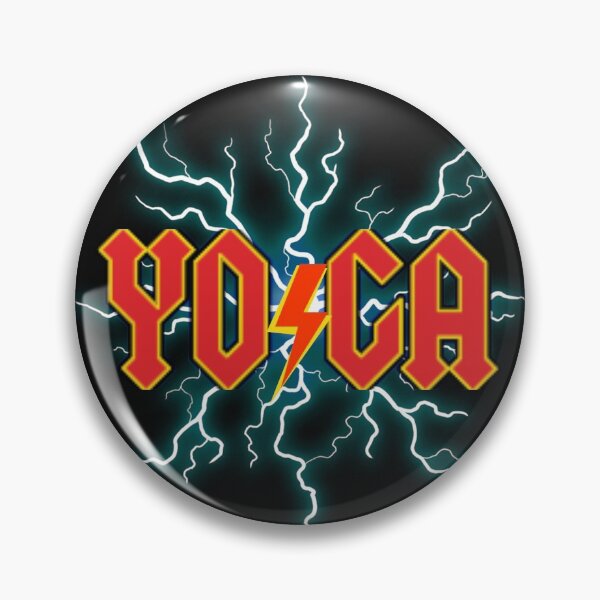 Item preview, YOGA heavy metal ACDC style hardcore band tee designed and sold by CraftingCruise.