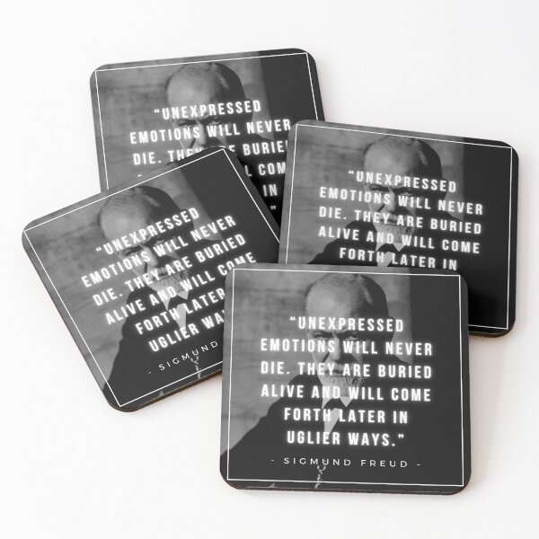 Item preview, Unexpressed emotions will never die | Sigmund Freud | Psychology | Motivation designed and sold by iwaya-bazaar.