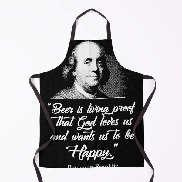 Item preview, Beer Proves God Loves Us - Ben Franklin - Funny Beer Shirt designed and sold by Cristaobson.