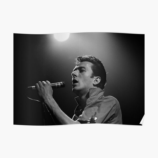 Joe Strummer avec The Clash 1980 Poster