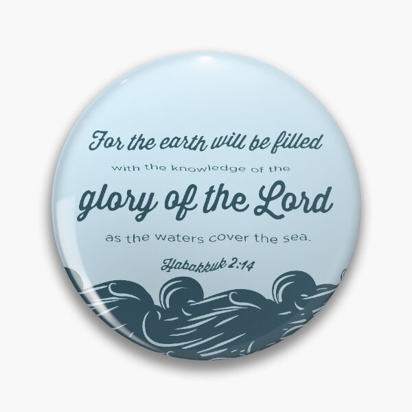 Item preview, Glory Like The Waters Cover The Sea Habakkuk 2 14 Sea Waves designed and sold by teenugs.