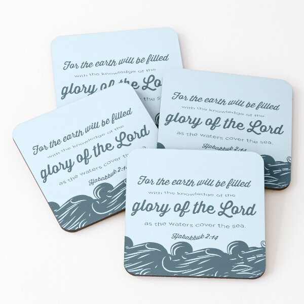 Item preview, Glory Like The Waters Cover The Sea Habakkuk 2 14 Sea Waves designed and sold by teenugs.