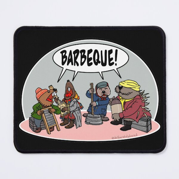 Item preview, Emmet-otter, barbeque, bbq, christmas, emmet, jim henson  designed and sold by Eulaxlqjan.
