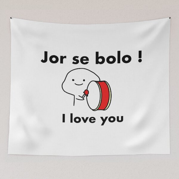Item preview, Funny Hindi saying Valentine’s Day design.- Indian language design designed and sold by Tanuja  Sharma.