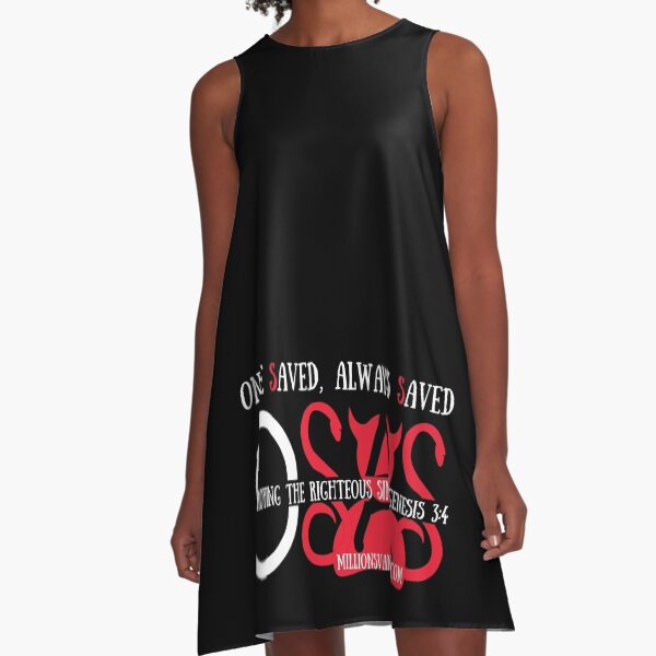 OSAS Since Genesis 3:4 - Christian A-Line Dress