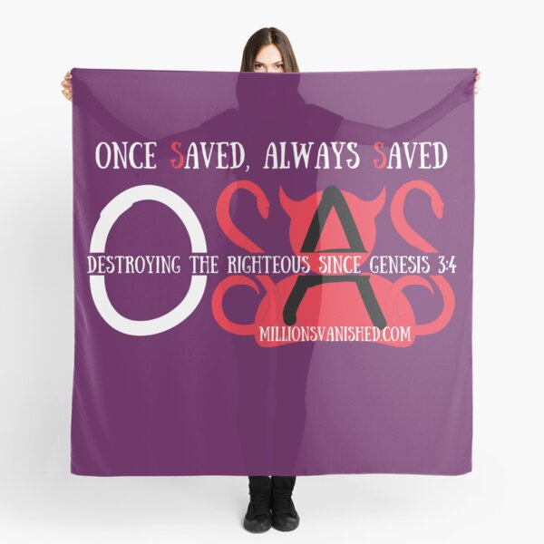 OSAS Since Genesis 3:4 - Christian Scarf