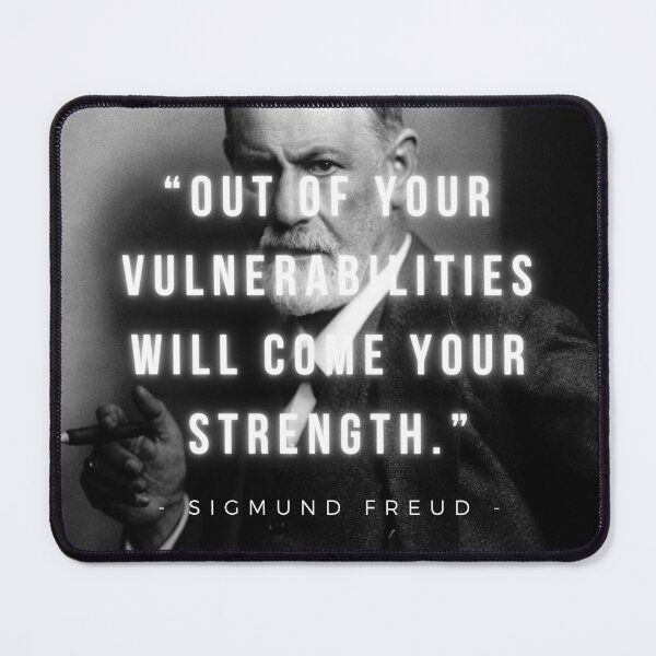 Item preview, Out of your vulnerabilities will come your strength | Sigmund Freud | Psychology | Motivation designed and sold by iwaya-bazaar.