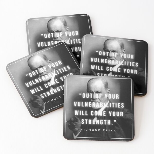 Item preview, Out of your vulnerabilities will come your strength | Sigmund Freud | Psychology | Motivation designed and sold by iwaya-bazaar.