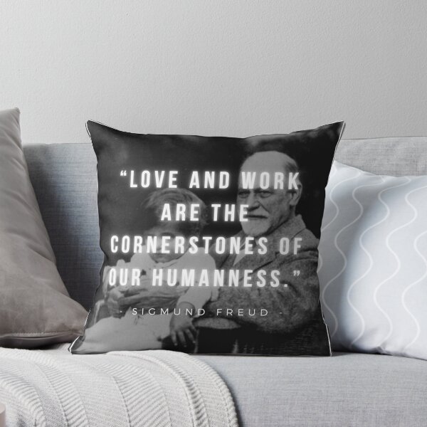 Item preview, Love and work are the cornerstones of our humanness | Sigmund Freud | Psychology | Motivation designed and sold by iwaya-bazaar.