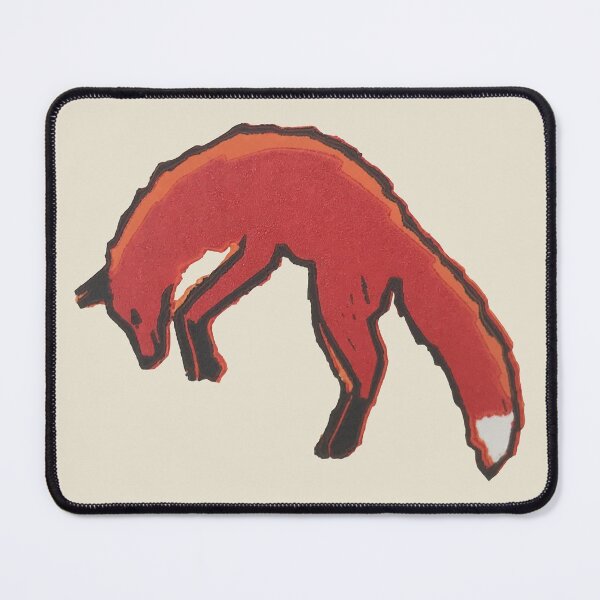 Item preview, Jumping Fox Stamp designed and sold by Hali Vanderburg.