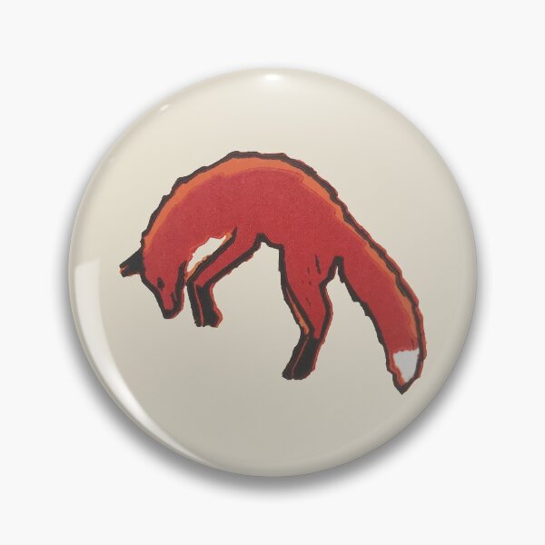 Item preview, Jumping Fox Stamp designed and sold by Hali Vanderburg.