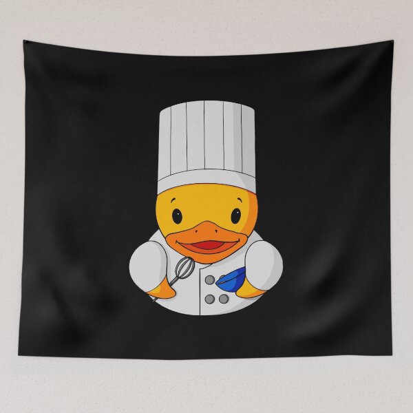 Item preview, Chef Rubber Duck designed and sold by Alisha Ober Designs.