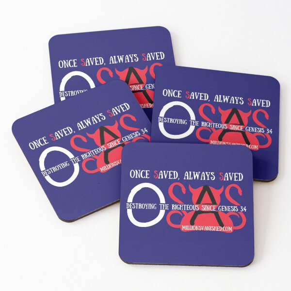 OSAS Since Genesis 3:4 - Christian  Coasters (Set of 4)