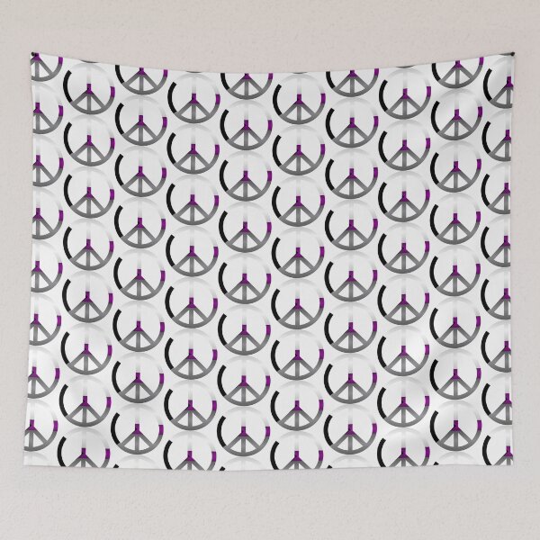 Item preview, Peace and Demisexual Pride #1 designed and sold by NovotnyDesigns.