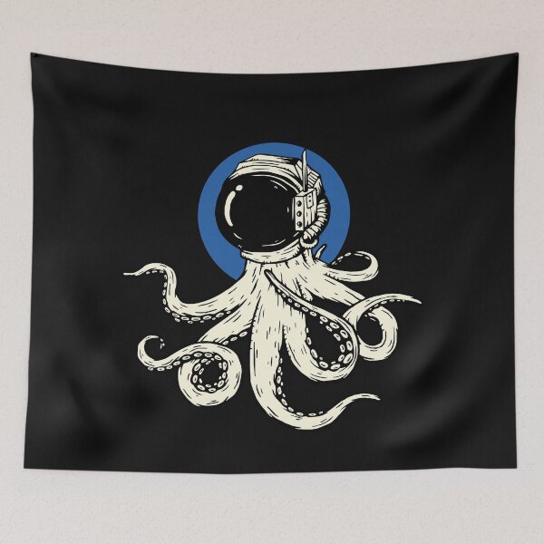Item preview, Space Kraken-Sea Creature-Ocean Life designed and sold by SighFly52.