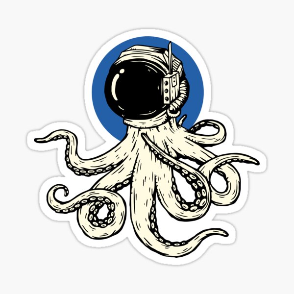 Item preview, Space Kraken-Sea Creature-Ocean Life designed and sold by SighFly52.