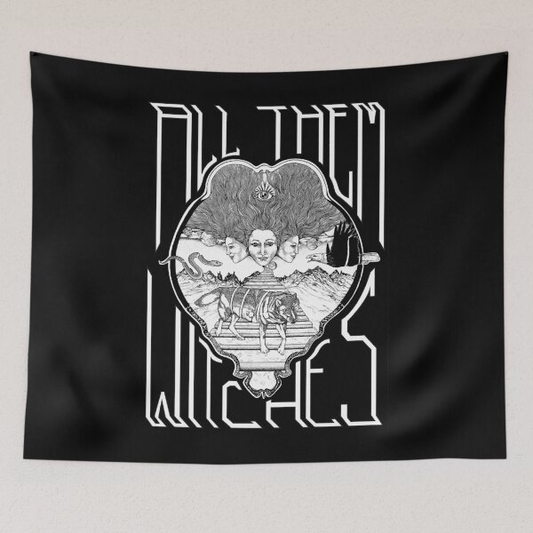 Item preview, All them witches  ATW black and white Classic designed and sold by DonaldCarr.
