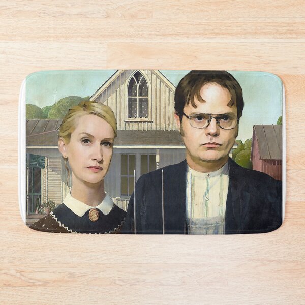 Item preview, Dwight and Angela American Gothic designed and sold by DavidLoblaw.