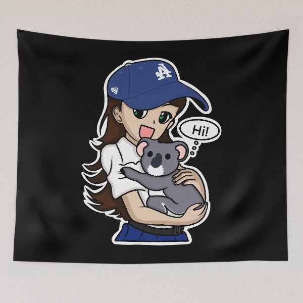 Item preview, Alycia Debnam-Carey and the koala Classic designed and sold by DoshiaLozano.
