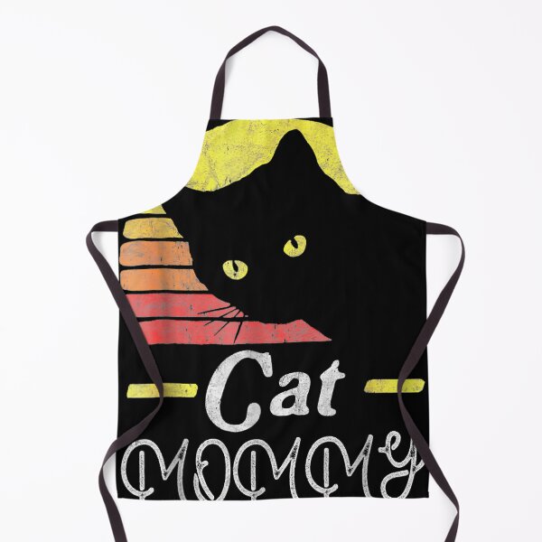 Artikelvorschau, Katzenmama Vintage 80er Jahre Stil Katze Retro Distressed entworfen und verkauft von prestoneha.
