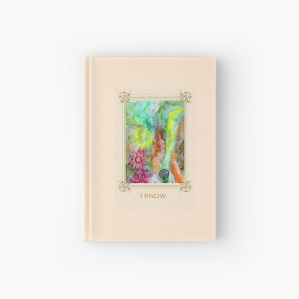 I know - Tree affirmation card Hardcover Journal