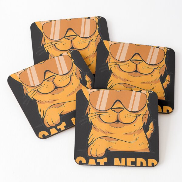 Item preview, Cat Nerd Tabby Cat Orange Pet Kitty Owner  designed and sold by pikevrjole.